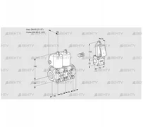 VCS3E65R/65R05NNWL/PPZS/PPPP (88106723) Сдвоенный газовый клапан Kromschroder