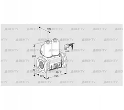 VCS665F05NNKLE/PPEP/PPPP (88203952) Сдвоенный газовый клапан Kromschroder