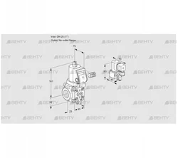 VAS125/-R/NKSR (88013533) Газовый клапан Kromschroder