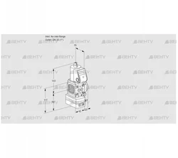 VAD1-/25R/NW-100A (88000813) Газовый клапан с регулятором давления Kromschroder