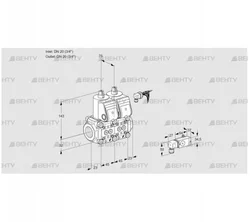 VCS1E20R/20R05NNWR/PP-2/1--2 (88103567) Сдвоенный газовый клапан Kromschroder