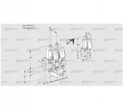 VCG1E25R/25R05NGEWR/PPPP/PPZS (88105719) Клапан с регулятором соотношения Kromschroder