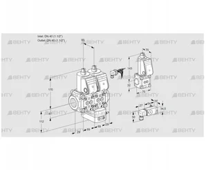 VCD2E40R/40R05ND-50WR/PPPP/3-ZS (88106402) Регулятор давления Kromschroder