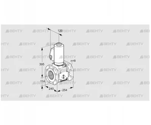 VAS9T125A05NASLB/PP/PP (88204080) Газовый клапан Kromschroder