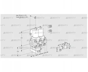 VCD2E40R/40R05D-100NWSL3/PP1-/PPPP (88100374) Регулятор давления Kromschroder