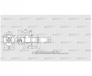 BIC 100HM-300/335-(67)E (84033242) Газовая горелка Kromschroder