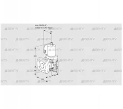 VAS350/-F/NWGL (88019466) Газовый клапан Kromschroder