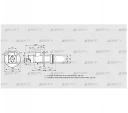 BIC 50RG-200/235-(40)D (84030133) Газовая горелка Kromschroder