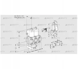 VCG2E40R/40R05GENWL/4-ZS/3-PP (88104671) Клапан с регулятором соотношения Kromschroder