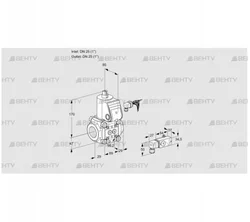 VAS225R/NW (88029164) Газовый клапан Kromschroder