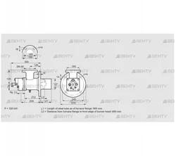 BIO 125RB-900/685-(15)EB (84199256) Газовая горелка Kromschroder