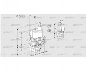 VCD2E25R/25R05D-100LWL3/PPZS/PPPP (88104453) Регулятор давления Kromschroder