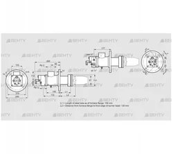 BIC 80RBL-100/135-(11)E (84032121) Газовая горелка Kromschroder