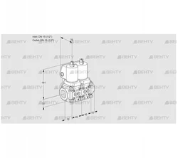 VCS1E15R/15R05NNWSL/PPPP/PPPP (88105443) Сдвоенный газовый клапан Kromschroder