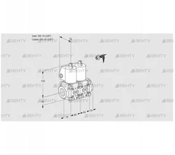 VCS1E10R/10R05NNWL/PPPP/PPPP (88103699) Сдвоенный газовый клапан Kromschroder