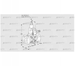 VAS350F/LKSR (88004889) Газовый клапан Kromschroder