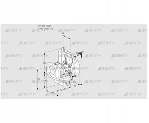 VAG350F/NWAE (88025082) Газовый клапан с регулятором соотношения Kromschroder