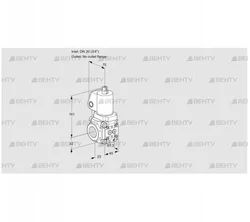 VAS1T20/-N/NWGL (88025948) Газовый клапан Kromschroder