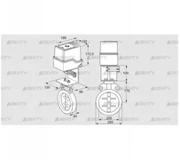 IDR200Z03D350AU/50-60Q30TR10 (88302786) Дроссельная заслонка Kromschroder