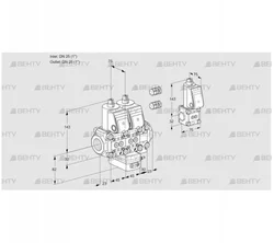 VCG1E25R/25R05NGEVWR3/PPPP/PPZS (88107060) Клапан с регулятором соотношения Kromschroder