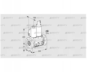 VCS665F05NLWL3E/PPPP/PPPP (88204363) Сдвоенный газовый клапан Kromschroder