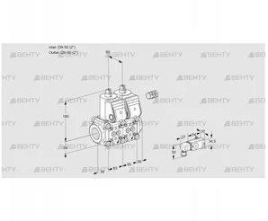 VCS3E50R/50R05NNWR/-2PP/PPPP (88106419) Сдвоенный газовый клапан Kromschroder