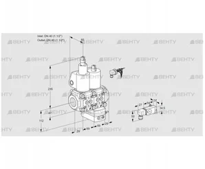 VCD2E40R/40R05LD-25WL/PPPP/4-PP (88106430) Регулятор давления Kromschroder