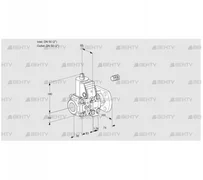 VAS3E50R/50F05NVWR/PP/PP (88106276) Газовый клапан Kromschroder