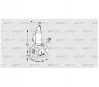 VAS8100F05LWGL3B/PP/PP (88203867) Газовый клапан Kromschroder