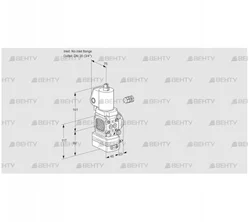 VAD1-/20R/NYGL-25A (88027491) Газовый клапан с регулятором давления Kromschroder