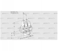 VCH2T40N/40N05NHAVQGR/MMMM/PPPP (88102766) Клапан с регулятором расхода Kromschroder