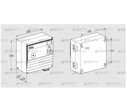 BCU460T-5/1R8-B1/1E1 (88613785) Блок управления горением Kromschroder