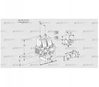 VCH1E15R/25R05FNHEVWR3/2--3/PPBY (88104664) Клапан с регулятором расхода Kromschroder