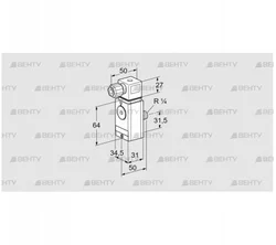 DG 60VC8-6W (84448273) Датчик-реле давления газа Kromschroder