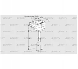 IBH50Z01A/20-07W2T (88301145) Дроссельная заслонка Kromschroder