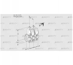 VCS1E10R/10R05NNWR/PPPP/PPPP (88104619) Сдвоенный газовый клапан Kromschroder