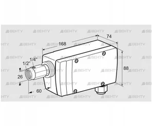 UVC 1L1G1A (84320300) УФ датчик пламени Kromschroder