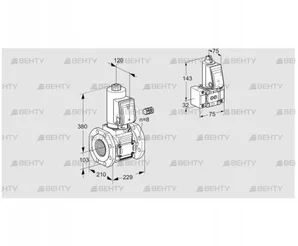 VAS8100F05NWSR3E/B-/PP (88205026) Газовый клапан Kromschroder