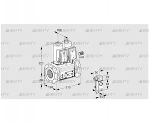 VCS780F05NNWGR3E/P3PP/PPEP (88204934) Сдвоенный газовый клапан Kromschroder