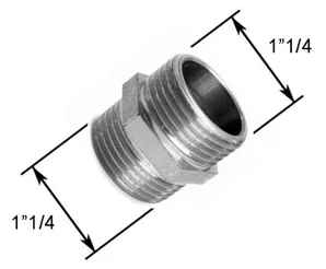 Ниппель оцинкованый 1"1/4