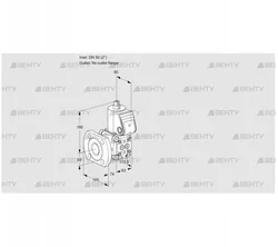 VAS350/-F/NQ (88034257) Газовый клапан Kromschroder