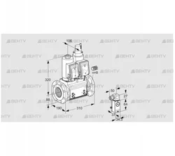 VCS780F05NLWSR3B/MMPM/2-4- (88202630) Сдвоенный газовый клапан Kromschroder