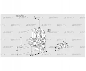 VCD1E20R/20R05ND-25WR/3-MM/PPPP (88103611) Регулятор давления Kromschroder