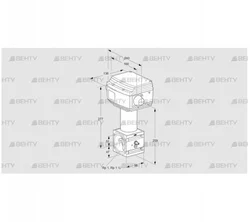 RV 2/YML10Q60E (86060592) Регулирующий клапан Kromschroder