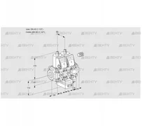 VCG2E40R/40R05NGNVWR/PPPP/PPPP (88105457) Клапан с регулятором соотношения Kromschroder