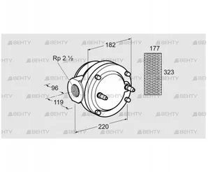 GFK 65R10-6 (81941090) Газовый фильтр Kromschroder