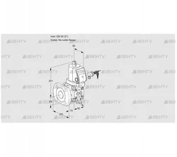 VAS350/-F/NWSR (88010514) Газовый клапан Kromschroder