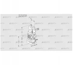 VAG1-/20R/NQGRAE (88032879) Газовый клапан с регулятором соотношения Kromschroder