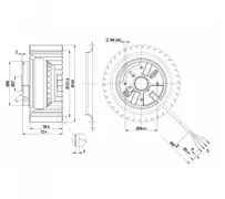 Центробежный вентилятор ebmpapst R2E140AE7705