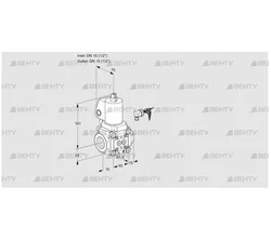 VAS115R/NKGL (88003436) Газовый клапан Kromschroder